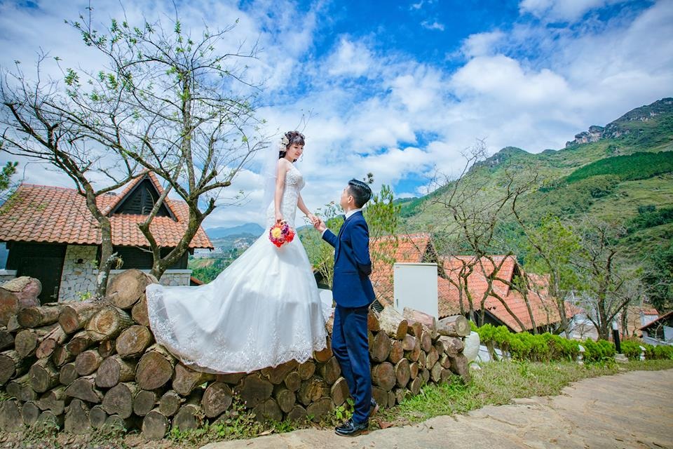 Chụp ảnh cưới ở bản Phó Bảng Hà Giang