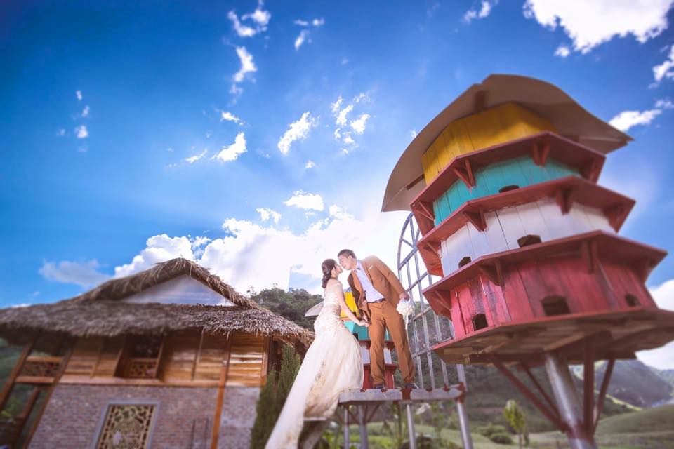 Chụp ảnh cưới ở Mộc Châu Happy Land