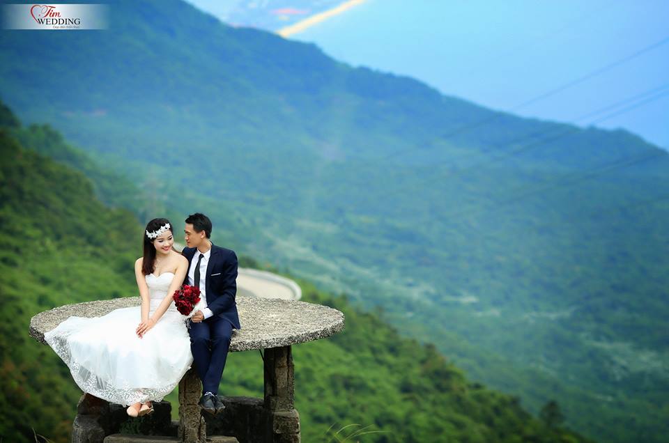 Chụp ảnh cưới ở đèo Hải Vân Đà Nẵng
