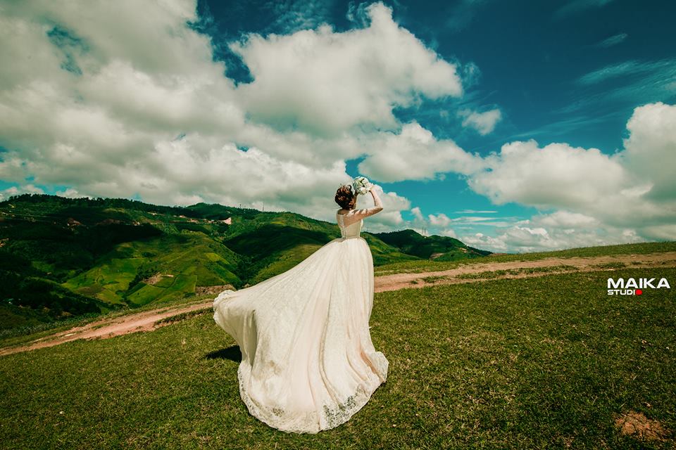 Chụp ảnh cưới ở thung lũng Mường Hoa Sapa
