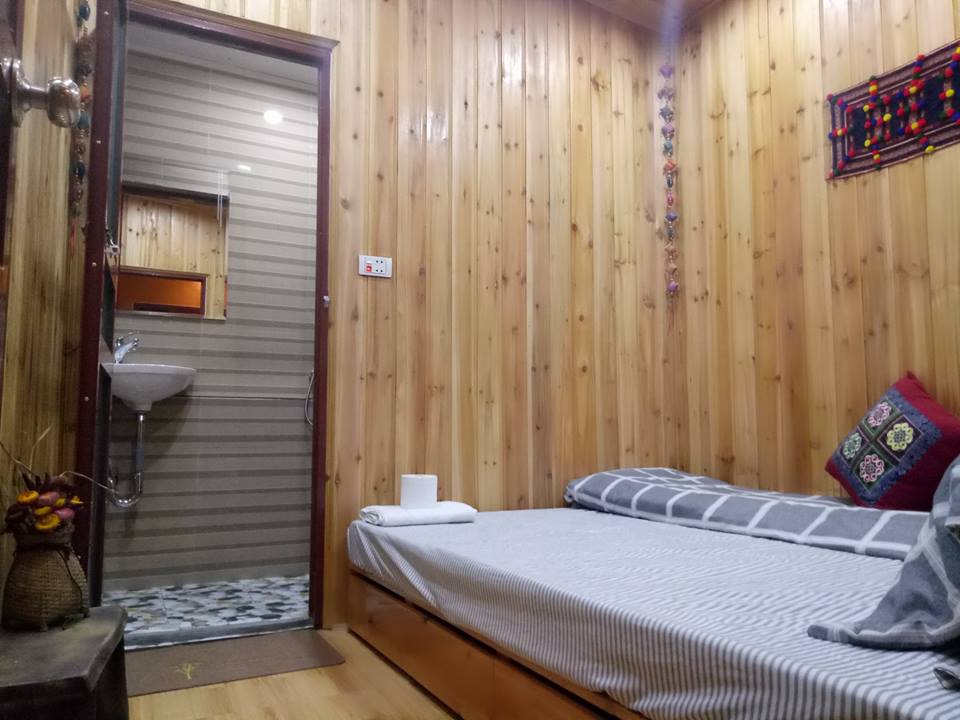 Phòng ngủ ở Little Sapa Homestay