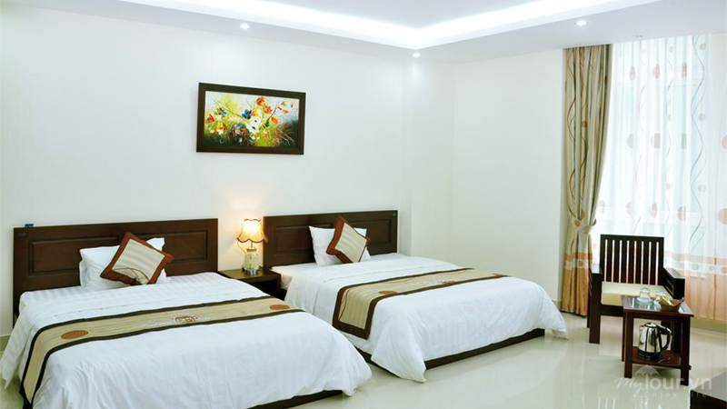 Phòng nghỉ tại khách sạn Travidat Đà Nẵng