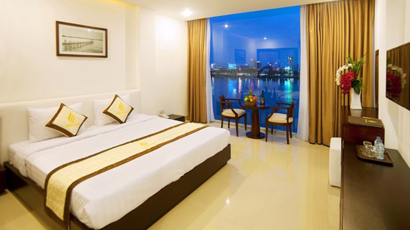 Phòng nghỉ tại khách sạn Hoàng Linh Đà Nẵng